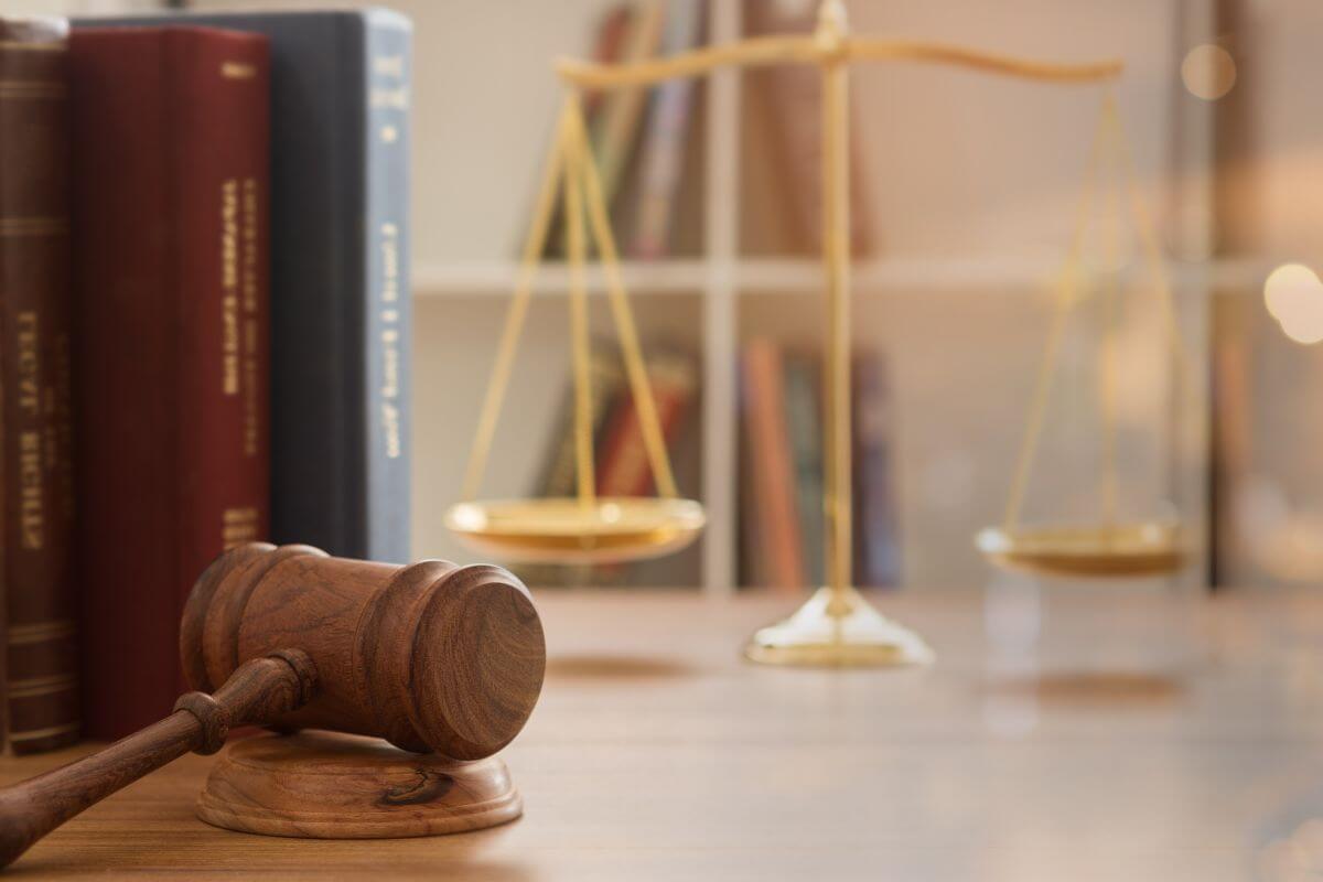 A wooden gavel on a table in Montana
