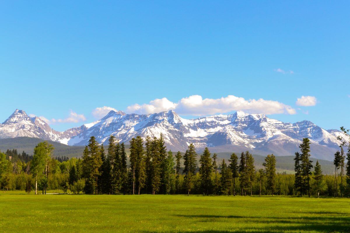 Glacier Mountains Montana