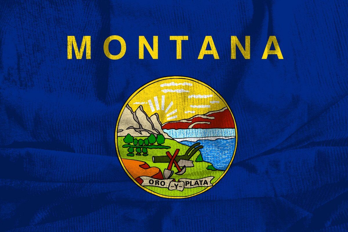 State flag of Montana