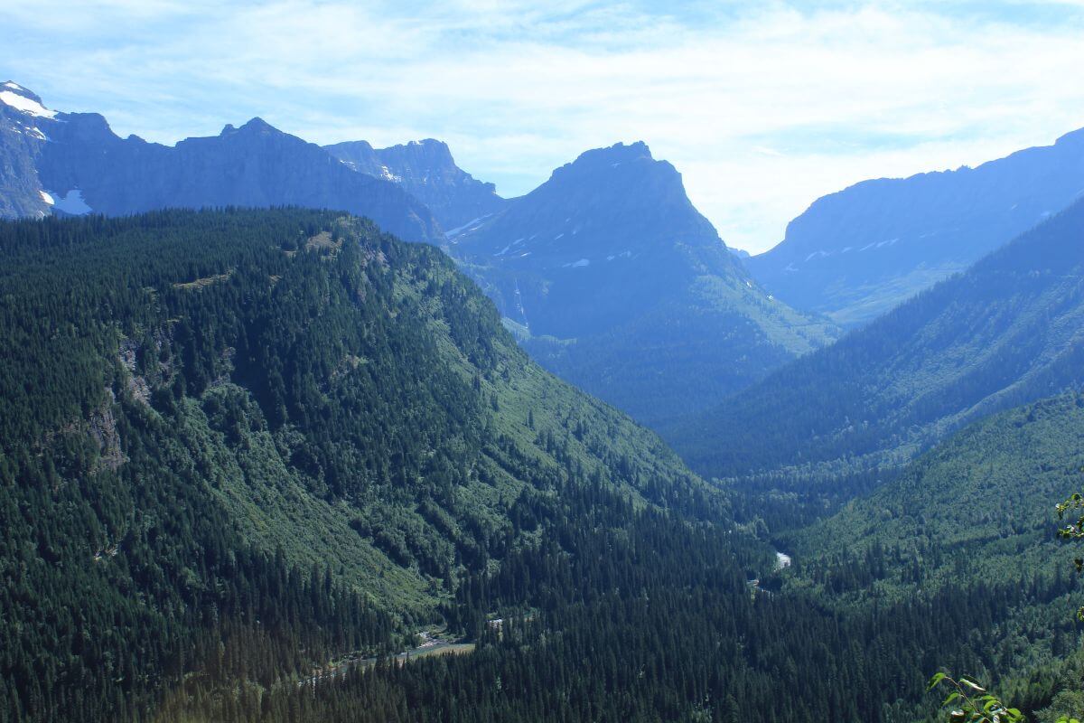 A mountain valley