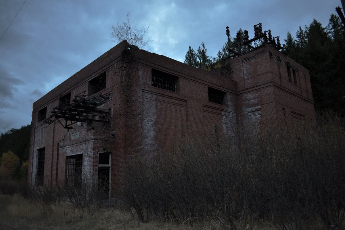 A dilapidated brick building in Montana rumored to be one of the state's most haunted locations