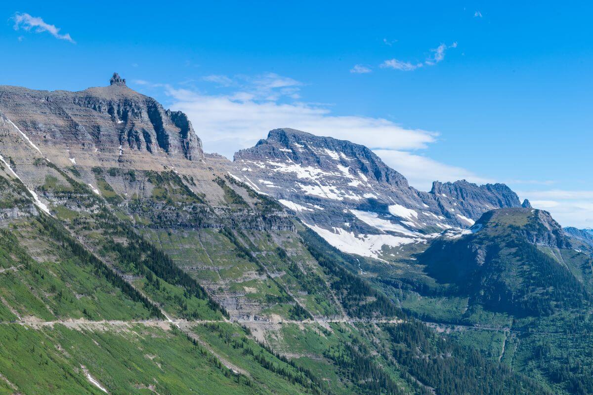 Mountains in Glacier National Park