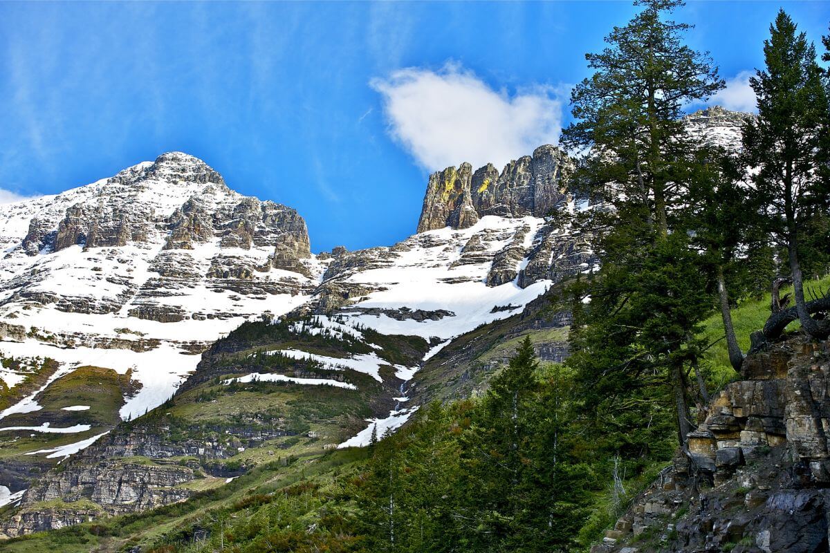 View of Glacier National Park