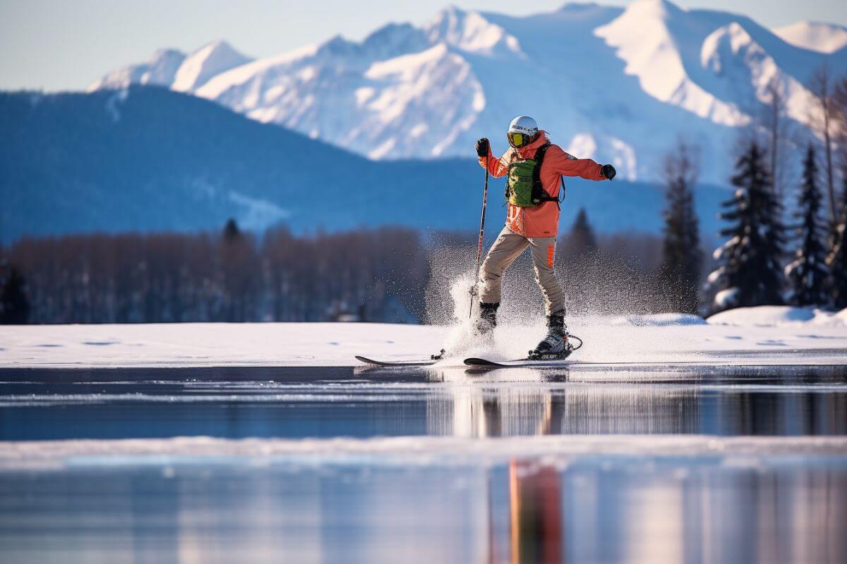 A skier in Montana