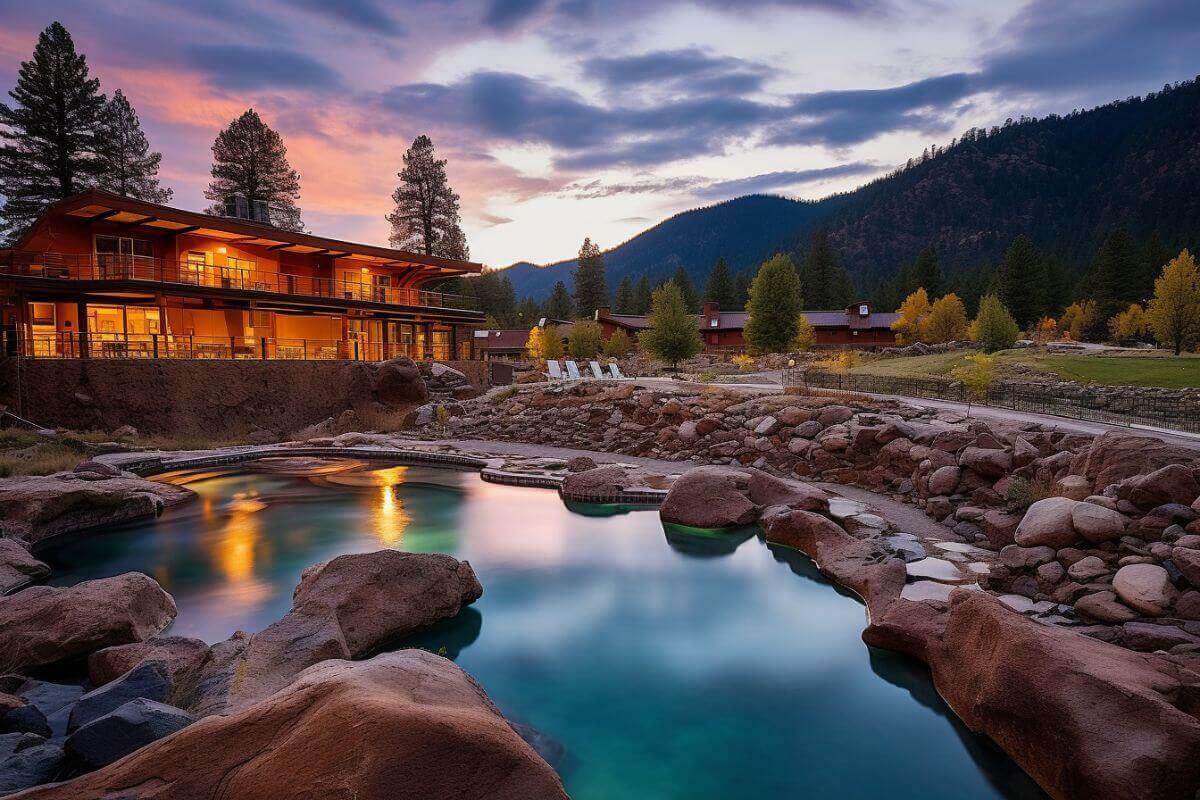 A family-friendly lodge with a beautiful swimming pool nestled in the heart of the Montana mountains.