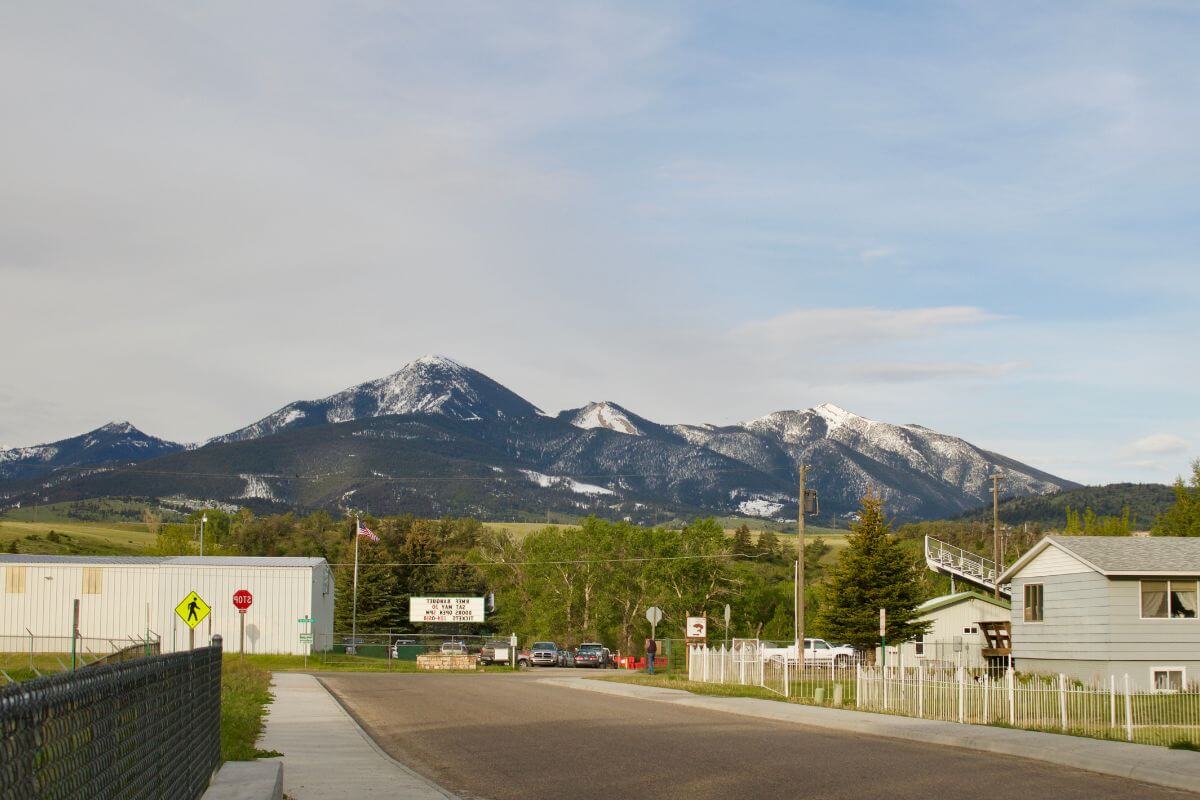 A Quiet Small Town in Montana