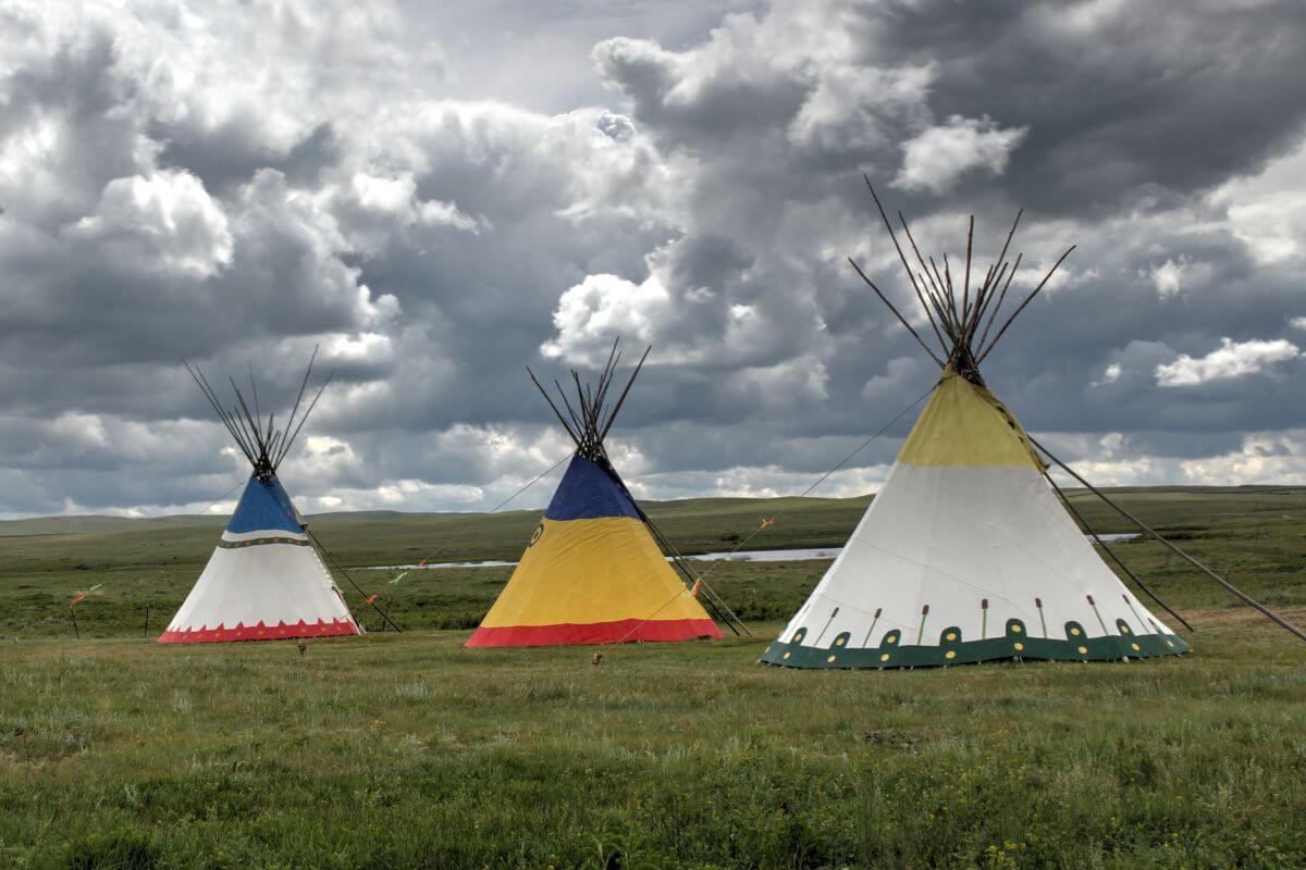Native American Hut in Montana
