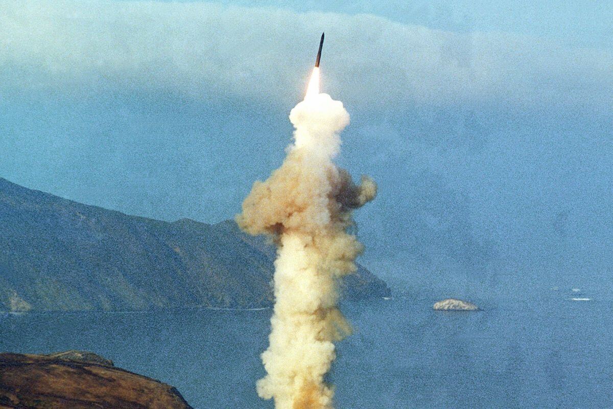 A missile is being launched from Montana.