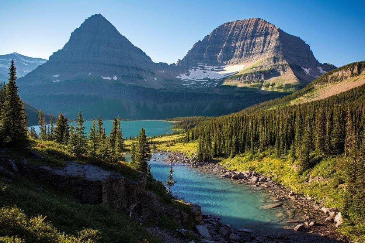 Glacier National Park offers stunning landscapes and the perfect destination for Montana vacations.