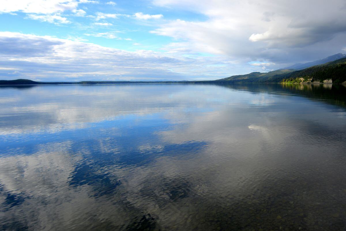 The Crystal-Clear, Serene Waters of Flathead Lake 