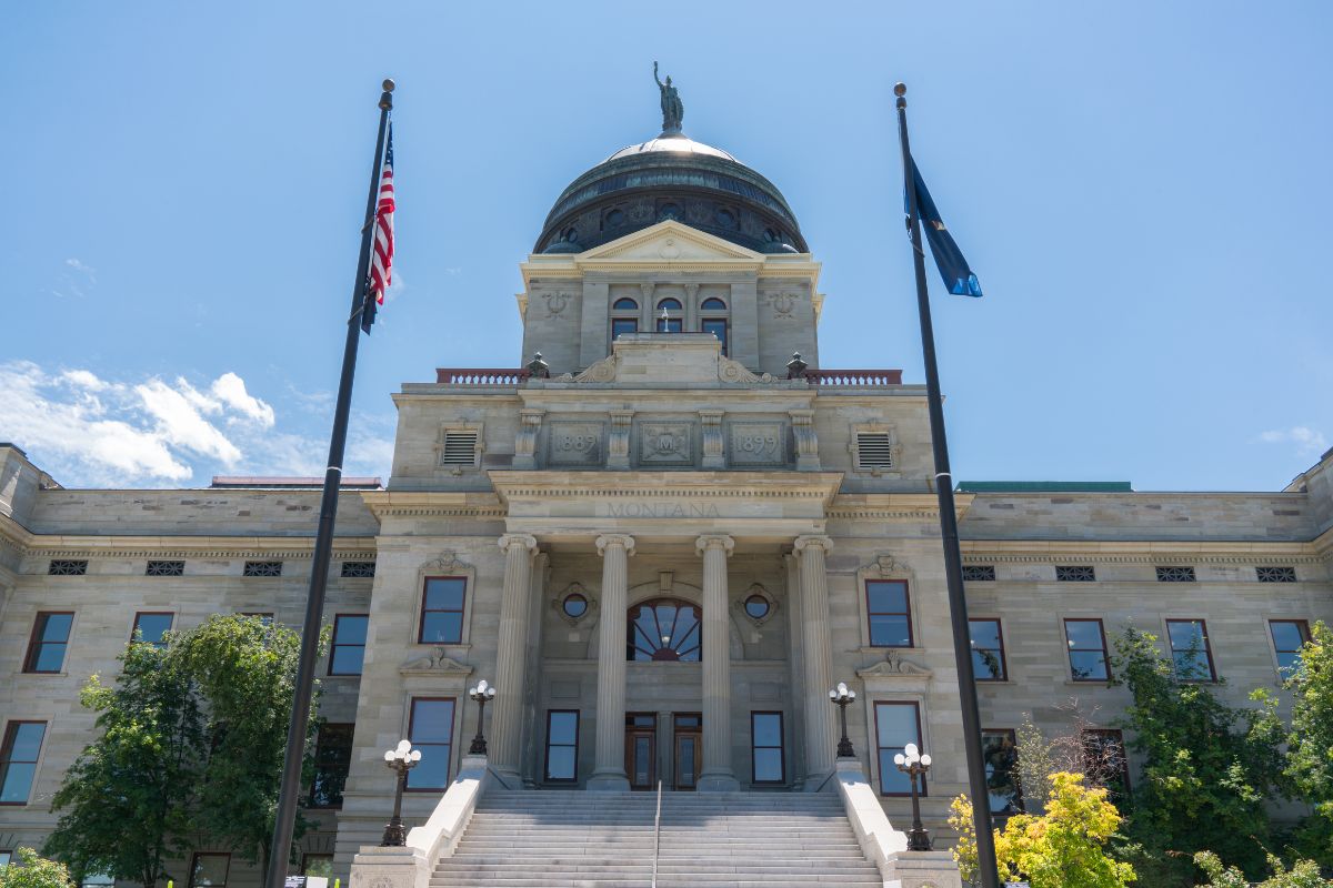 Montana state capitol building.