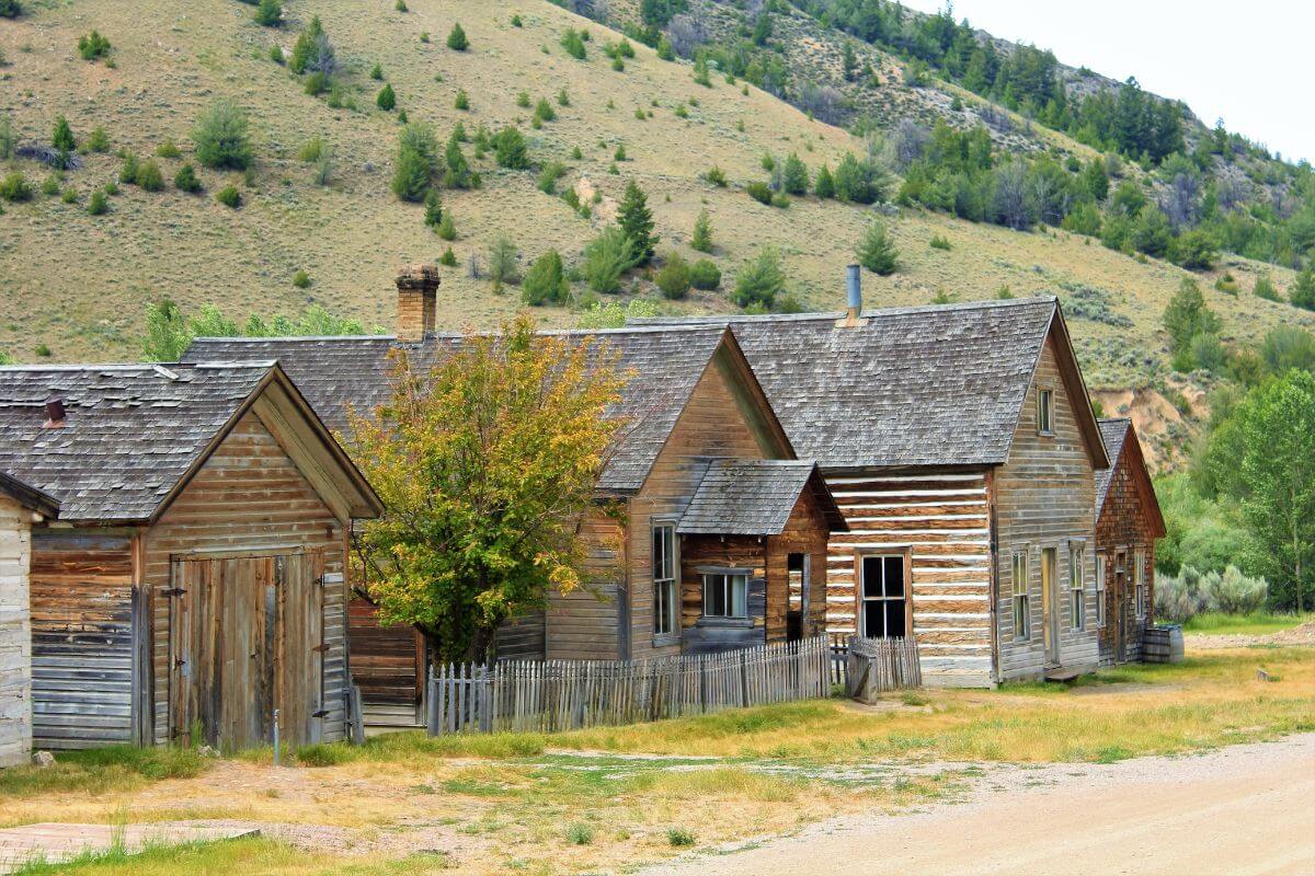 The preserved ghost town of Bannack State Park in Beaverhead Country