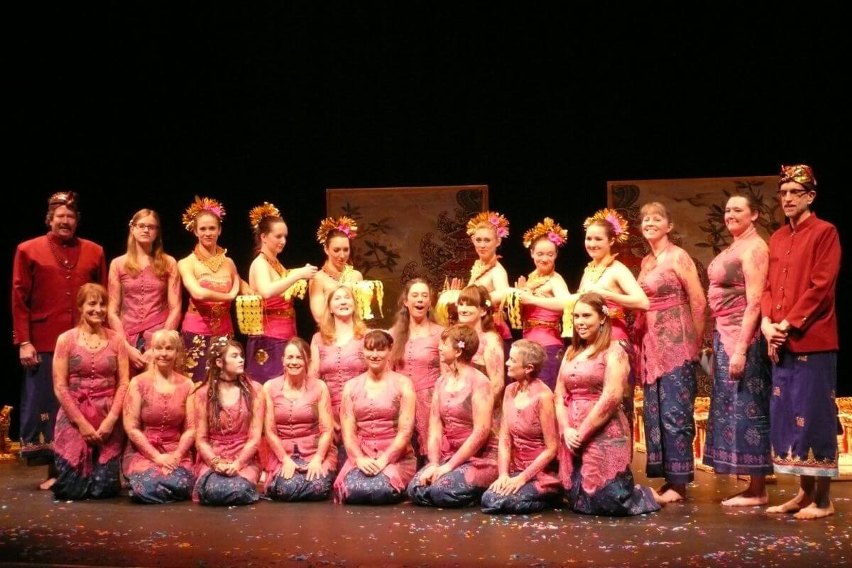 A group of dancers in a Missoula live show
