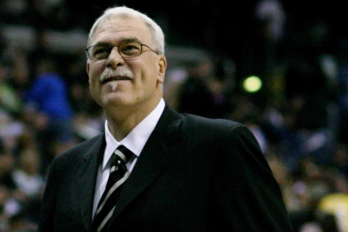 Phil Jackson in a Suit
