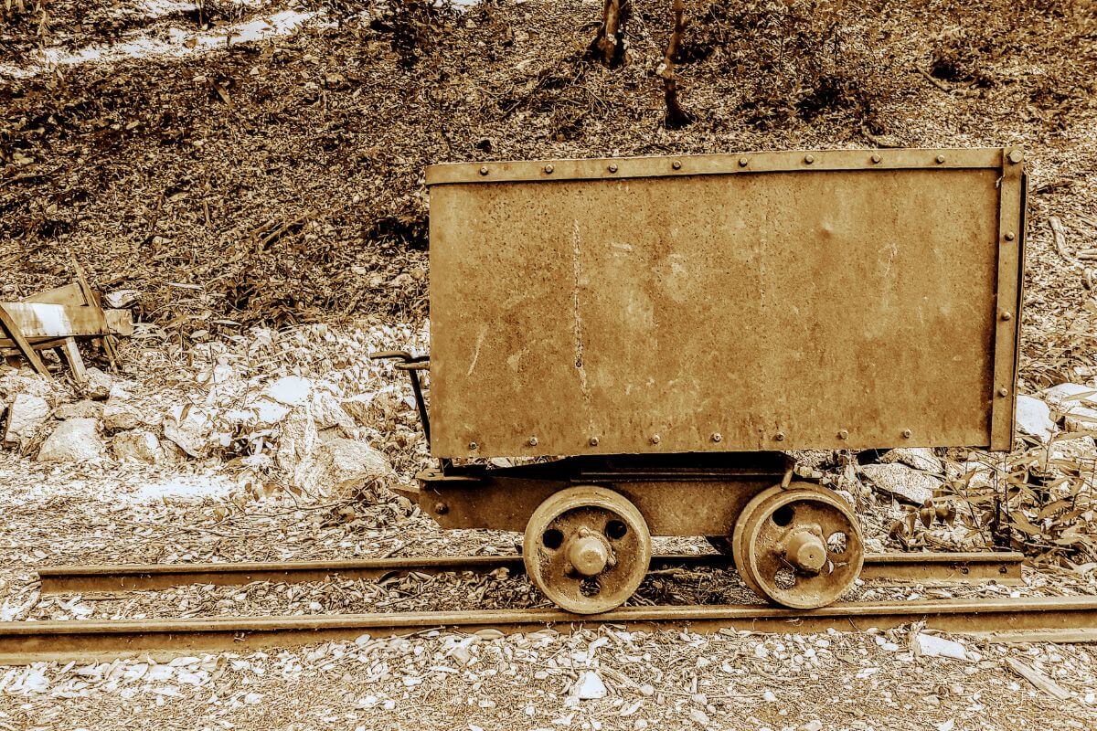 A Rusty Wagon From Montana's Gold Rush Era