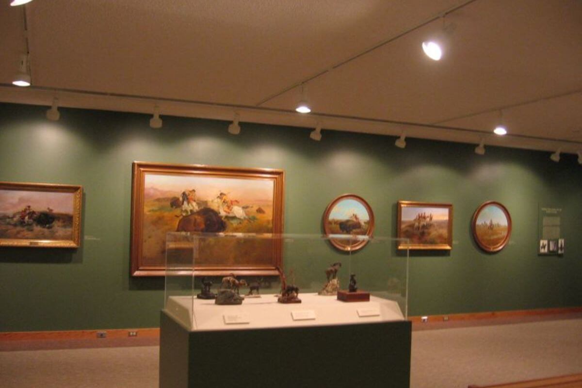 C.M. Russell Museum exhibiting various paintings and artifacts.