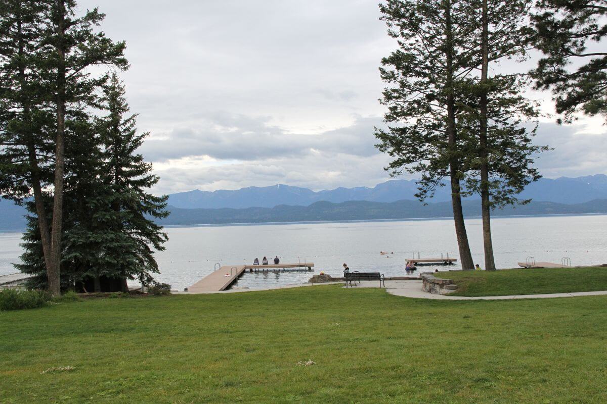 Flathead Lake in Montana.