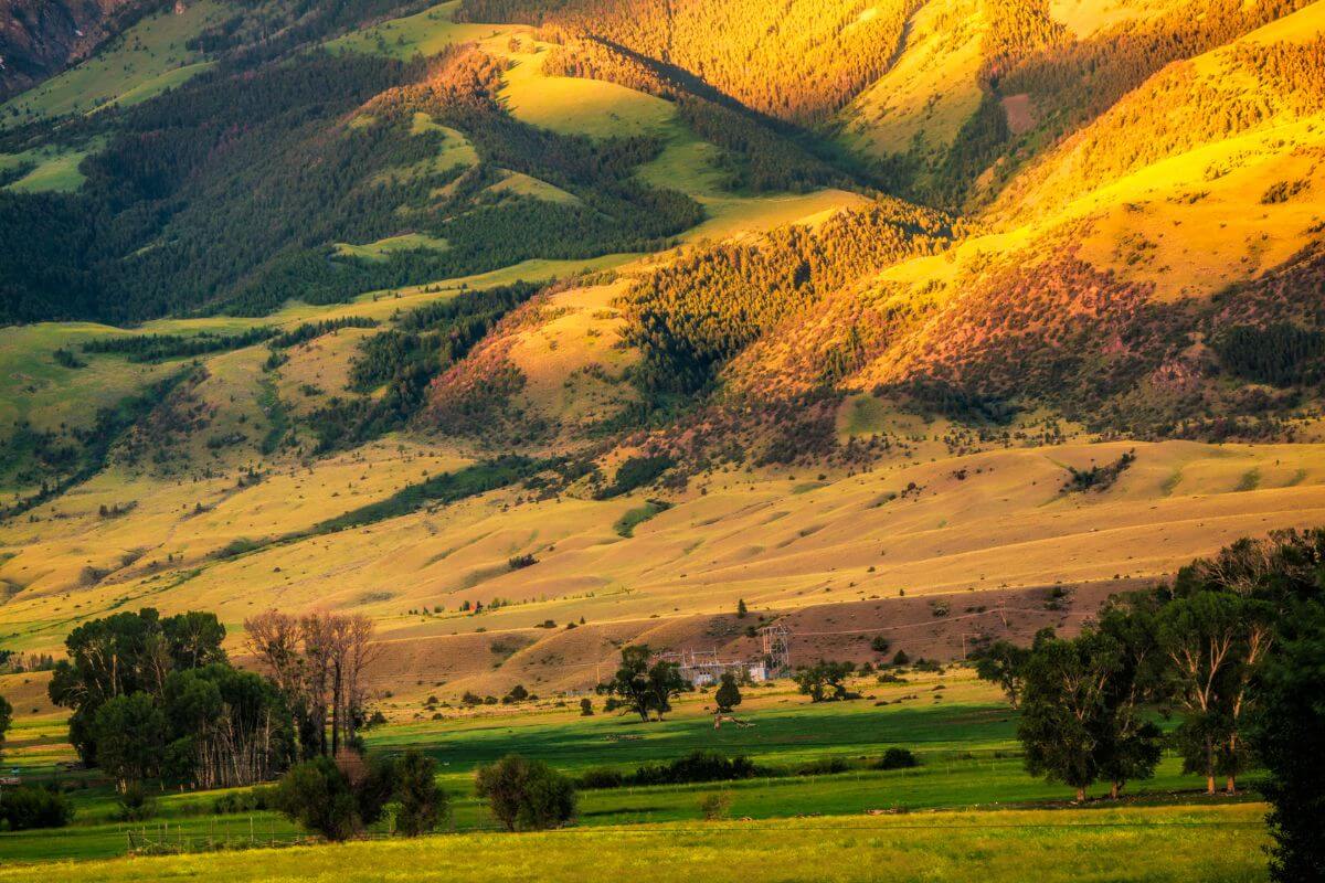 Montana Landscape Sunset